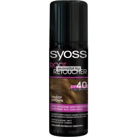 Syoss Root Retoucher lenövést elfedő hajszínező spray Barna 120ml