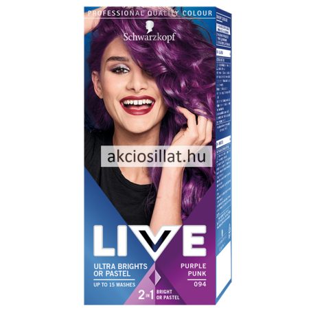 Schwarzkopf Live Color hajszínező 94 lila
