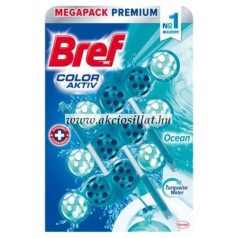 Bref Color Aktiv Ocean Turquoise Water WC-frissítő 3x50g