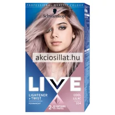 Schwarzkopf Live Color hajfesték 104 Hűvös orgona