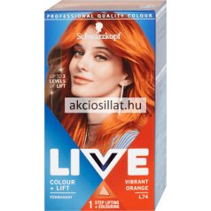 Schwarzkopf Live Color hajfesték L74 Vibráló narancs