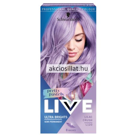 Schwarzkopf Live Color hajszínező L120 halvány lila