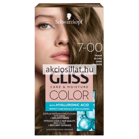 Schwarzkopf Gliss Color hajfesték 7-00 Sötétszőke