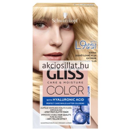 Schwarzkopf Gliss Color hajfesték L9 Extrém plusz világosító