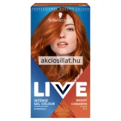 Schwarzkopf Live Color gél hajfesték 7.7 élénk fahéj