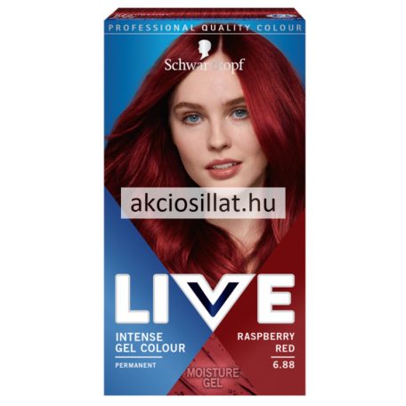 Schwarzkopf Live Color gél hajfesték 6.88 málna vörös