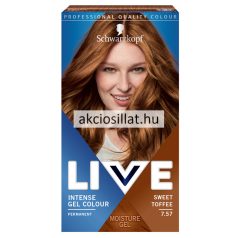 Schwarzkopf Live Color gél hajfesték 7.57 édes karamell