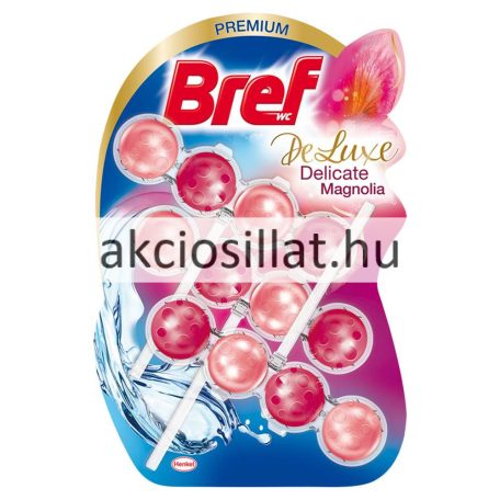 Bref Deluxe Delicate Magnolia WC-frissítő 3x50g