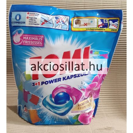 Tomi 3+1 Power Orchidea és Makadámia Olaj Color Mosókapszula 39db