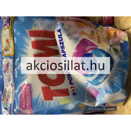 Tomi 3+1 Power Lótusz Virág és Mandula Olaj Univerzal Mosókapszula 39db