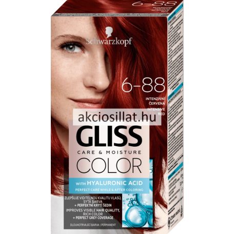 Schwarzkopf Gliss Color hajfesték 6-88 Vörös