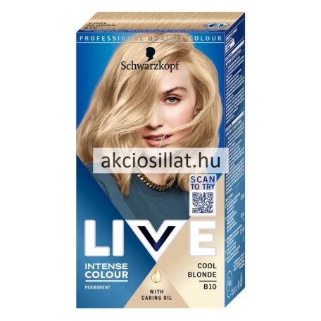 Schwarzkopf Live Color hajfesték B10 Hűvös szőke