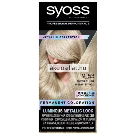 Syoss Color hajfesték 9-53 ezüstös pír