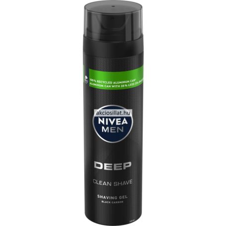 Nivea Men Deep Clean Shave borotvagél 200ml