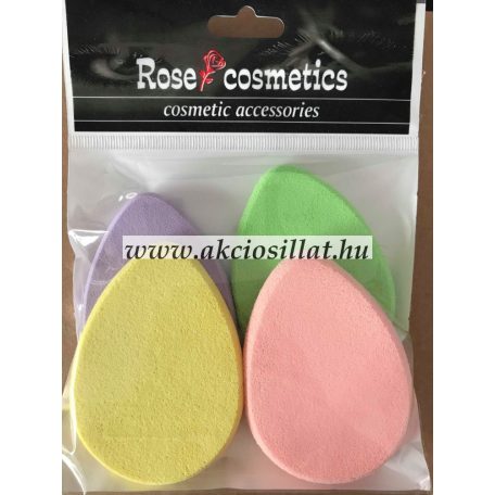 Rose-Cosmetics-Kozmetikai-szivacs-4db-os-szines-lapos-csepp-alaku