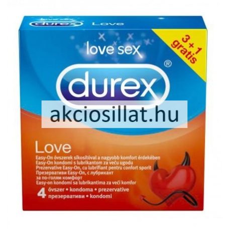 Durex Love Easy-On óvszer 4db