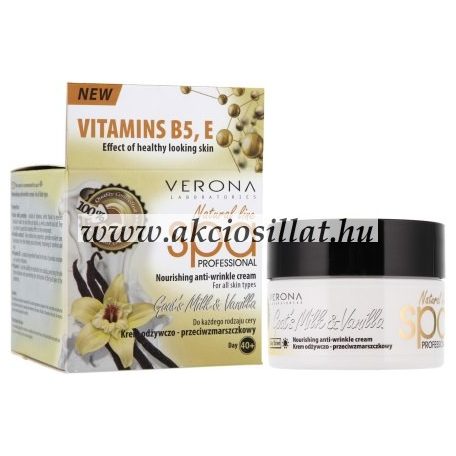 Verona-Natural-Line-Spa-Professional-Kecske-tej-es-Vanilia-bororegedes-gatlo-nappali-arckrem-40+-50m