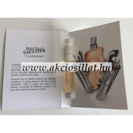 Jean Paul Gaultier Classique EDT 1.5ml női parfüm illatminta