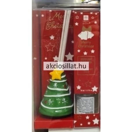 Aroma Di Rogito Merry Christmas Christmas Tree Porcelán Pálcikás Légfrissítő 50ml 