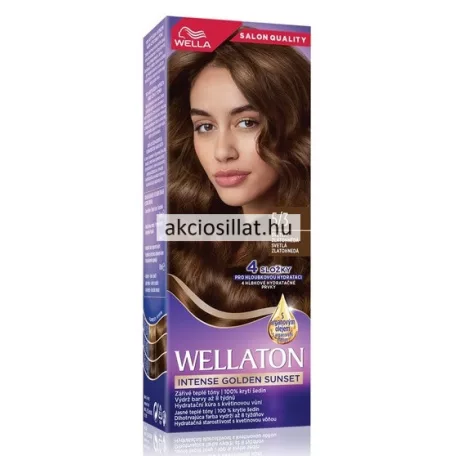 Wella Wellaton tartós intenzív krémhajfesték 5/3 napsütötte aranybarna 50ml