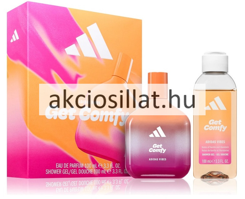 Image of Adidas Vibes Get Comfy ajándékcsomag ( EDP 100ml + tusfürdő 100ml )