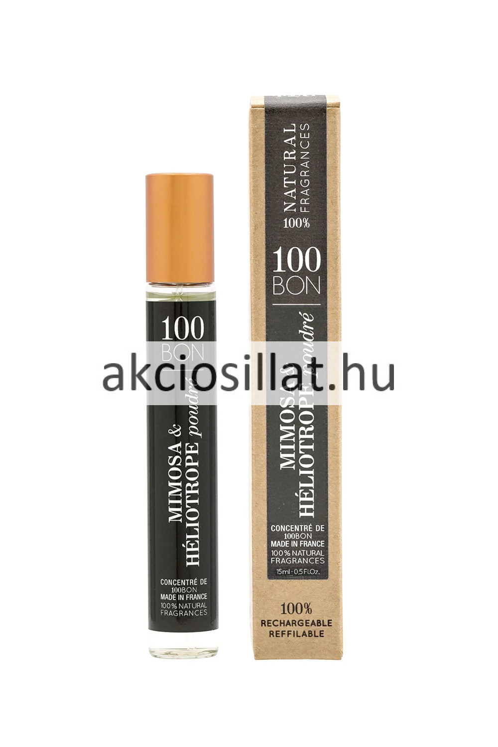Image of 100BON Mimosa &amp; Héliotrope poudré Parfüm Teszter 15ml