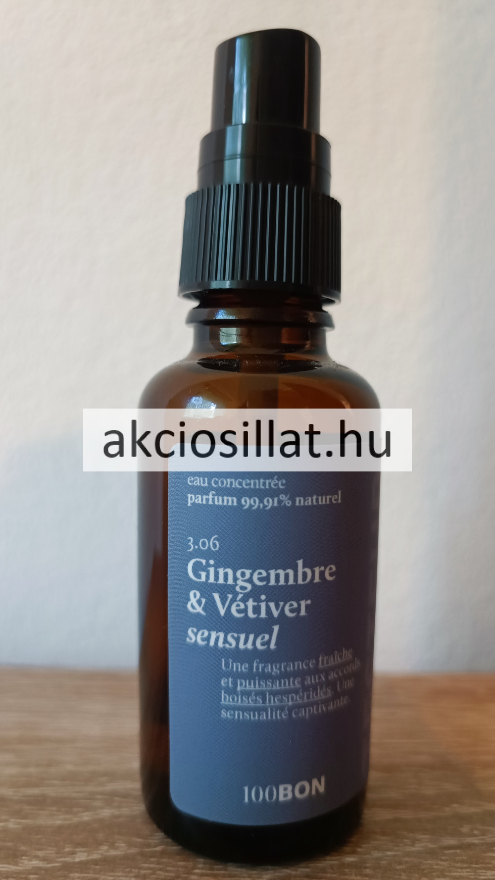 Image of 100BON Gingembre &amp; Vétiver sensuel Parfüm Teszter 30ml