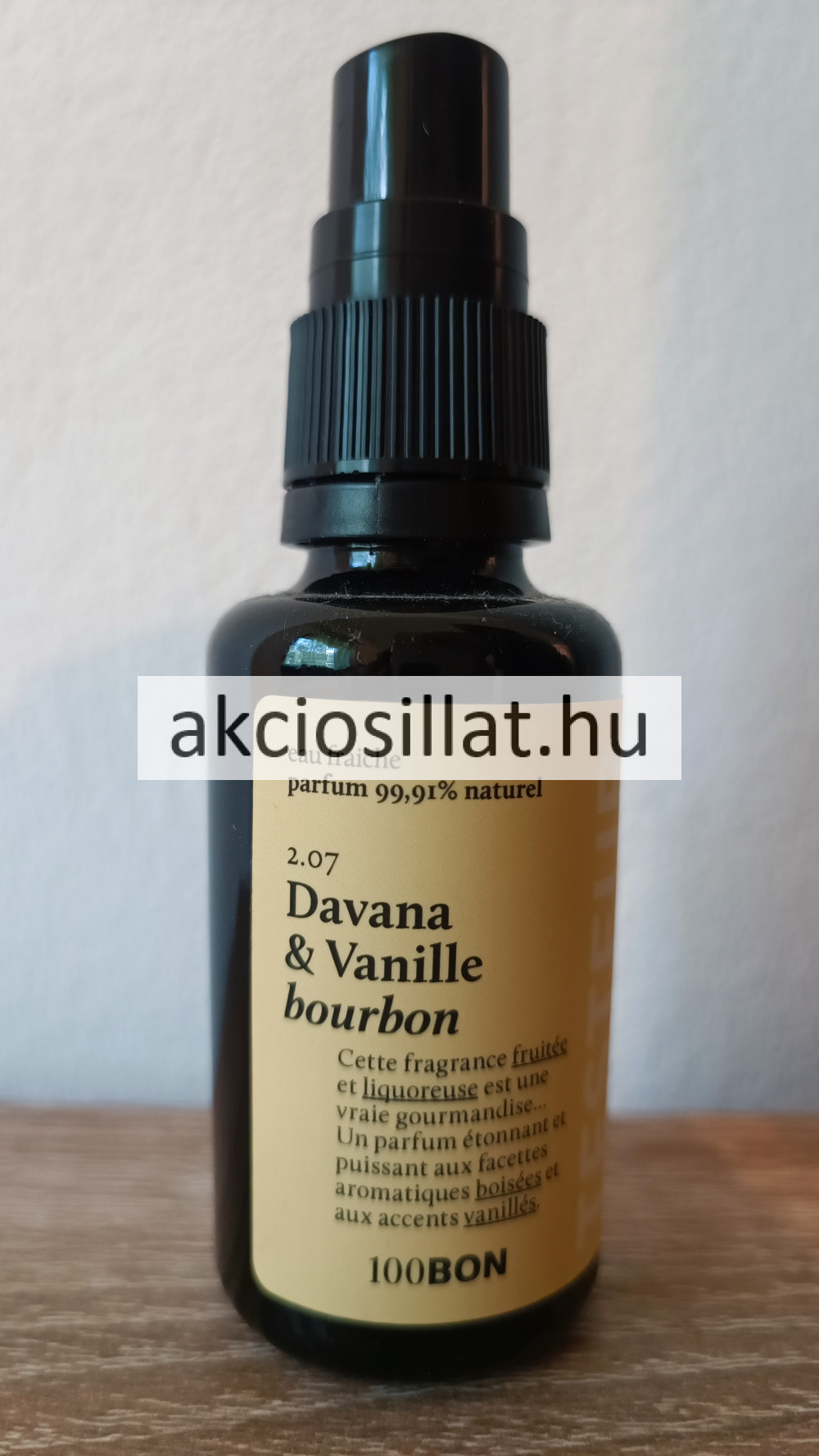 Image of 100BON Davana &amp; Vanille bourbon EDC Teszter 30ml