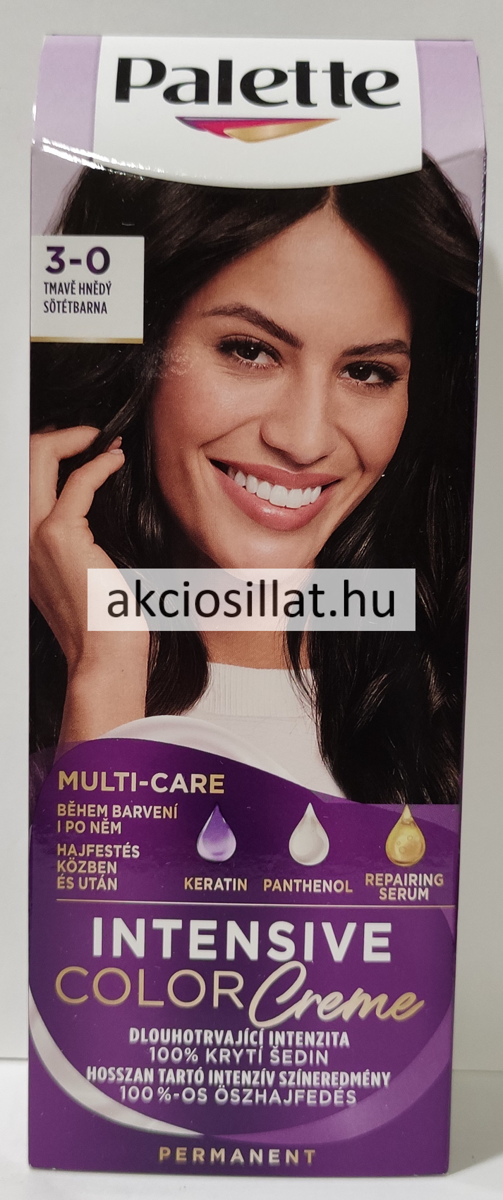 Image of Schwarzkopf Palette Intensive Color Creme N2 Sötétbarna krémhajfesték