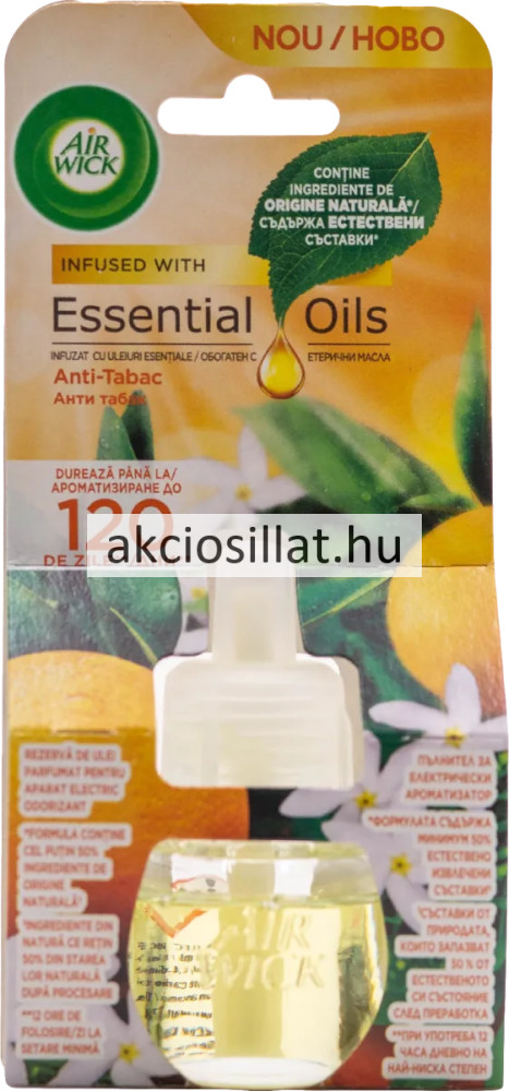 Image of Air Wick Elektromos Utántöltő Anti-Tobacco 19ml