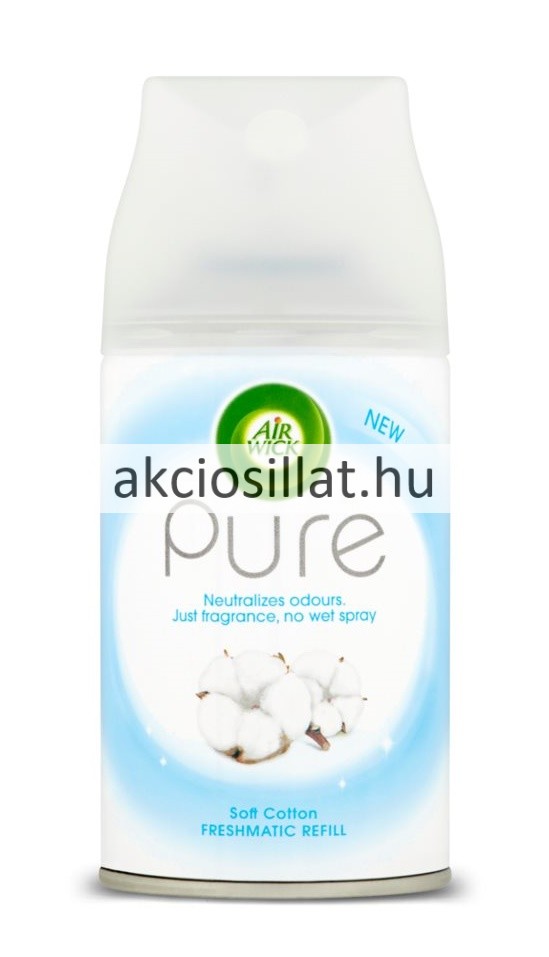 Image of Air Wick Freshmatic Pure utántöltő Soft Cotton 250ml