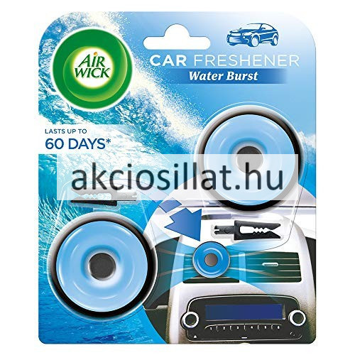 Image of Air Wick Car Water Burst autóillatosító 2x8g