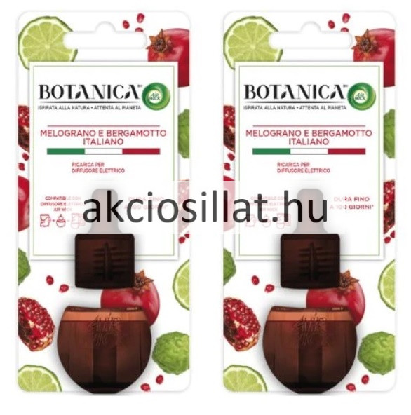 Image of Air Wick Elektromos Utántöltő Pomegranate &amp; Italian Bergamot 19ml 2db