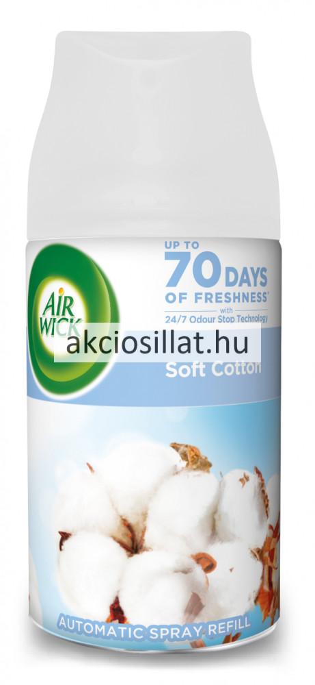 Image of Air Wick Freshmatic utántöltő Soft Cotton friss pamut 250ml