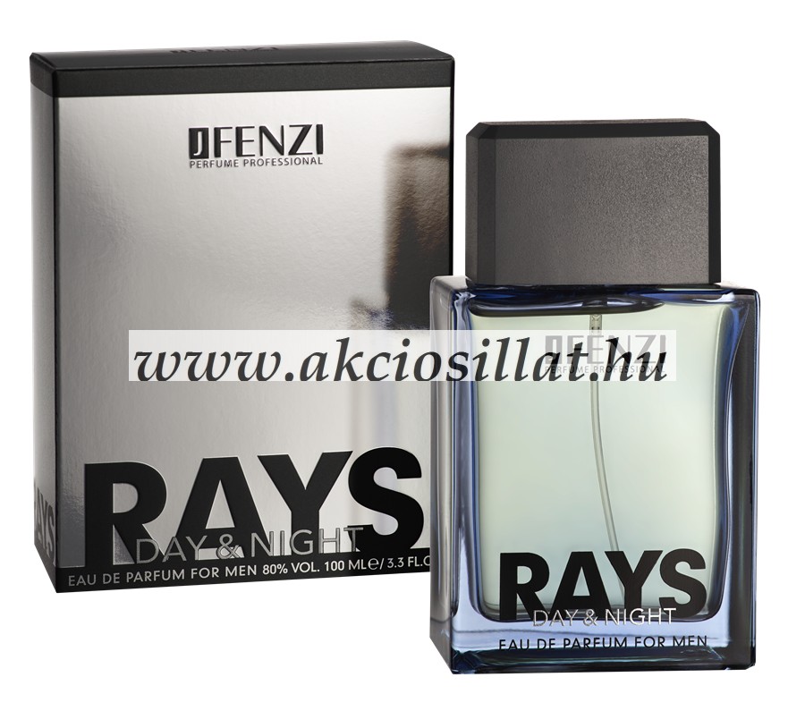 Image of J.Fenzi Rays Day &amp; Night Men EDP 100ml / Dolce Gabbana The One Grey parfüm utánzat