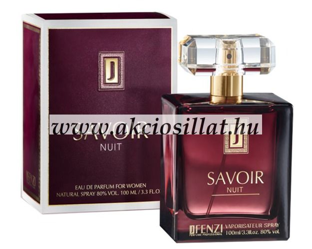 Image of J.Fenzi Savoir Nuit EDP 100ml / Versace Crystal Noir parfüm utánzat