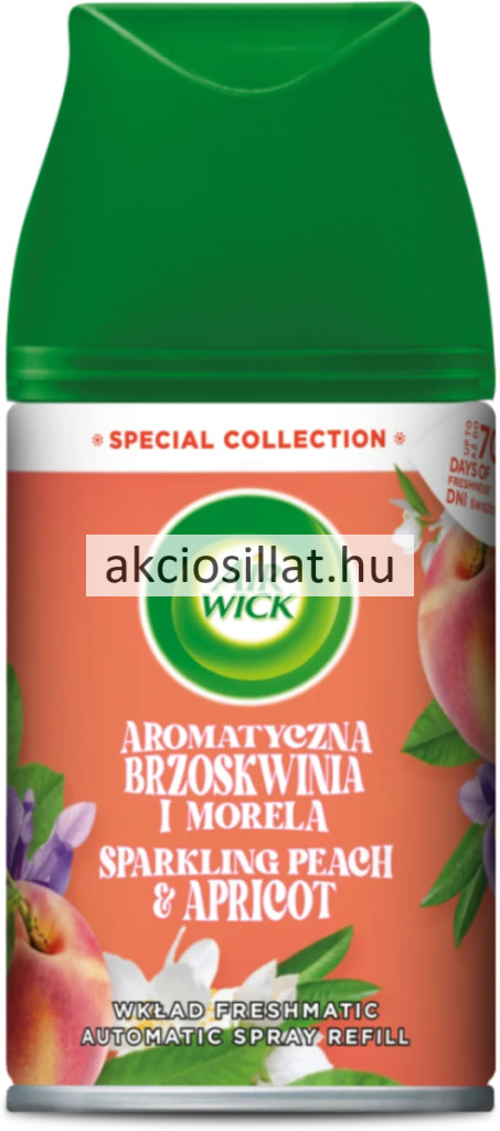 Image of Air Wick Freshmatic Utántöltő Sparkling &amp; Peach &amp; Aprocit 250ml