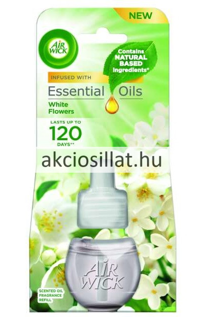 Image of Air Wick Elektromos Utántöltő Fehér Virágok 19ml