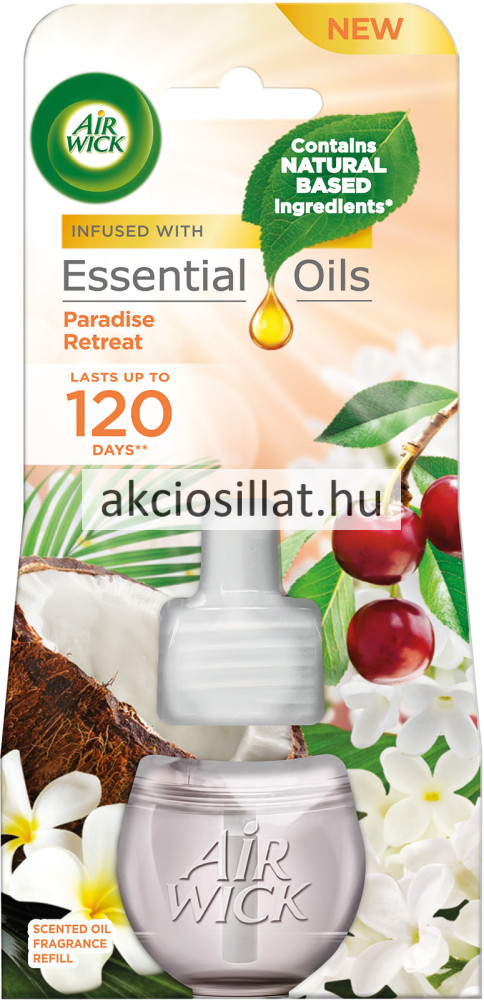 Image of Air Wick Elektromos Utántöltő Nyugalom Szigete 19ml Paradise Retreat