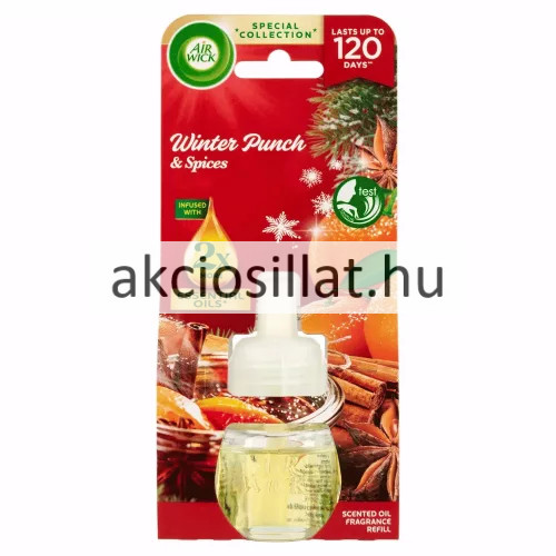 Image of Air Wick Elektromos Utántöltő Gyümölcsös Téli Puncs 19ml