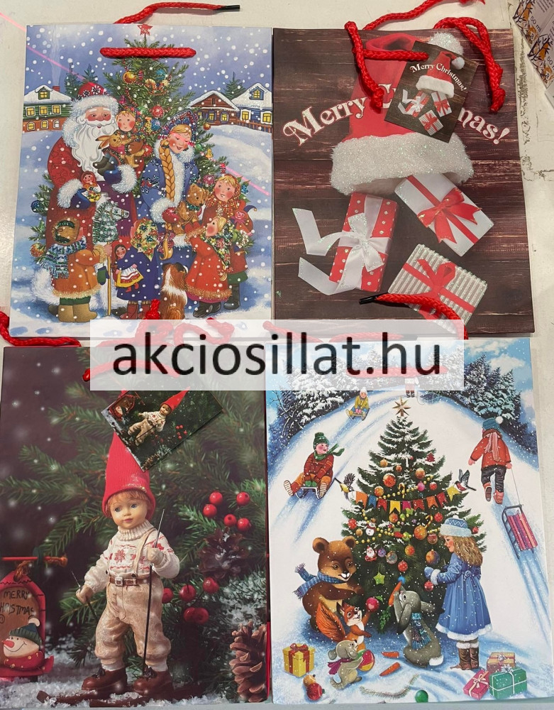 Image of Ajándéktáska Karácsonyi Közepes