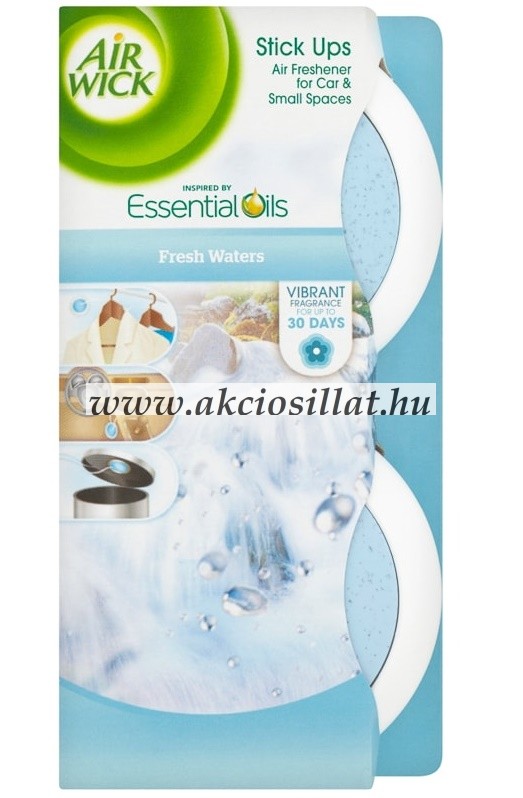 Image of Air Wick Stick Ups Illatosító Korong Fresh Waters 2x30g