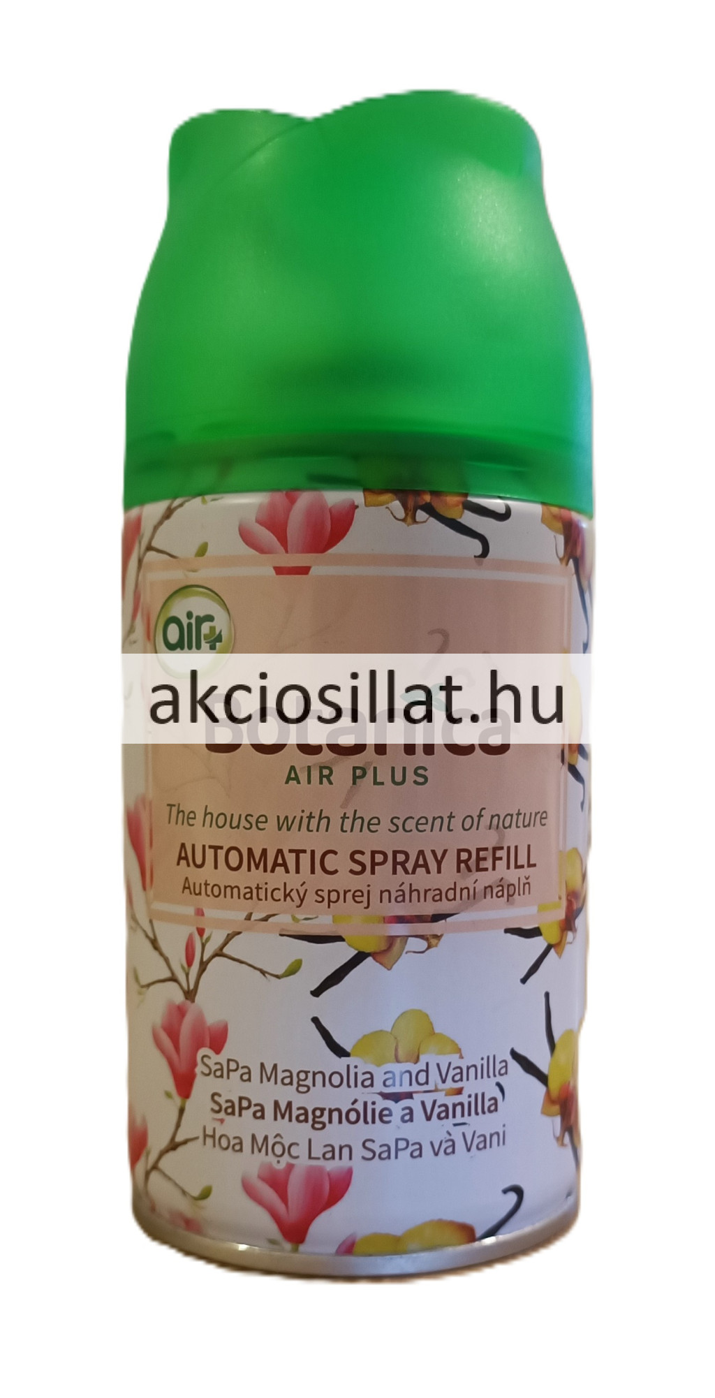 Image of Air+ Botanica Spa Magnolia And Vanilla Utántöltő 250ml