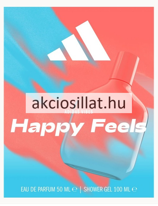 Image of Adidas Vibes Happy Feels ajándékcsomag (edp 50ml + tusfürdő 100ml)
